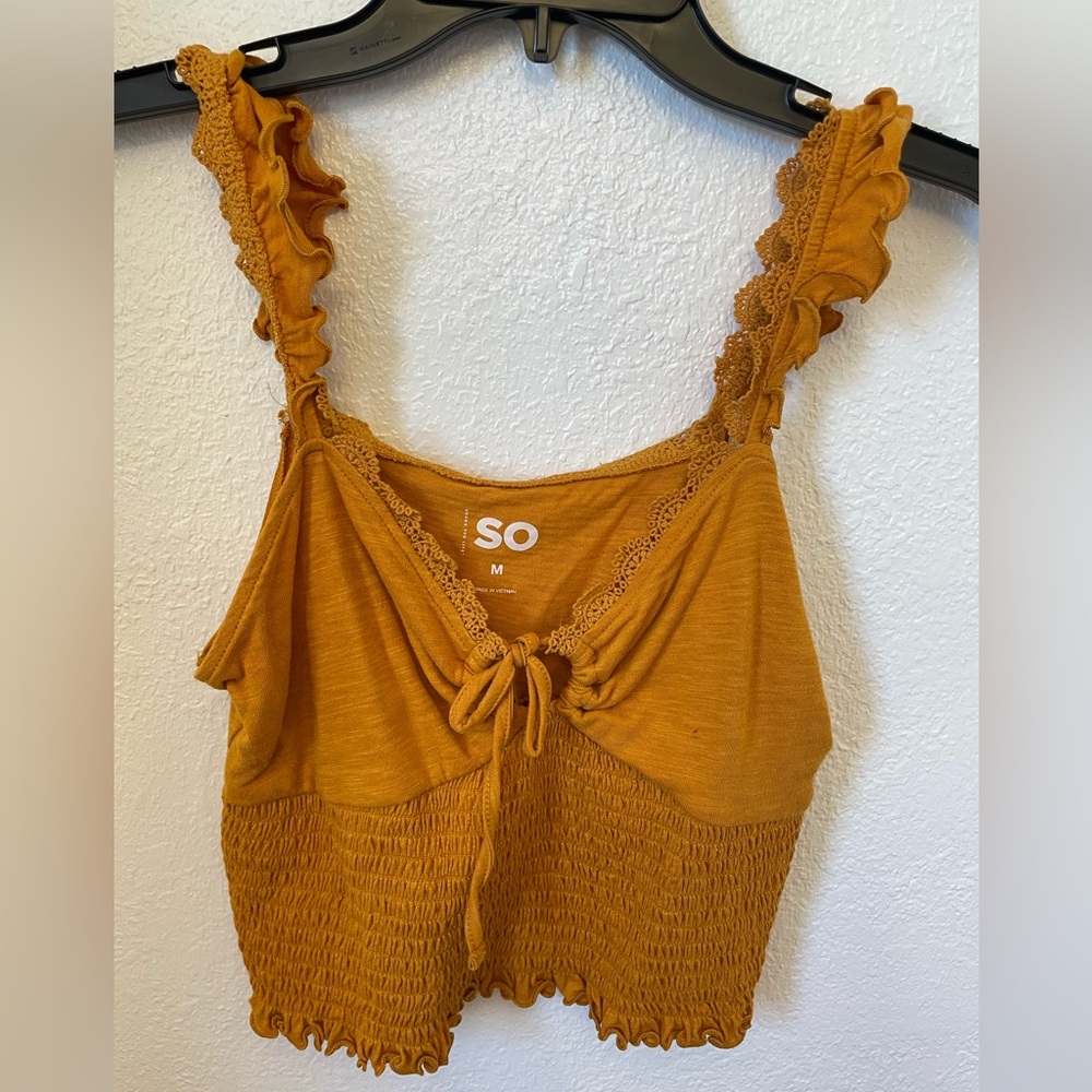 Marigold crop top size M